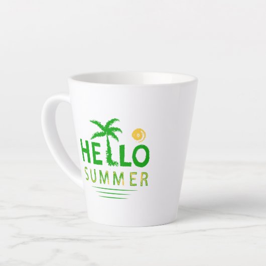 Hallo Sommer Milchtasse (Linke Ecke)