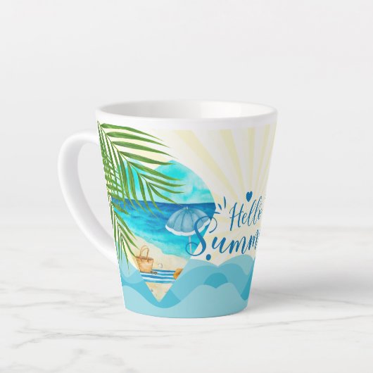 Hallo Sommer Milchtasse (Linke Ecke)