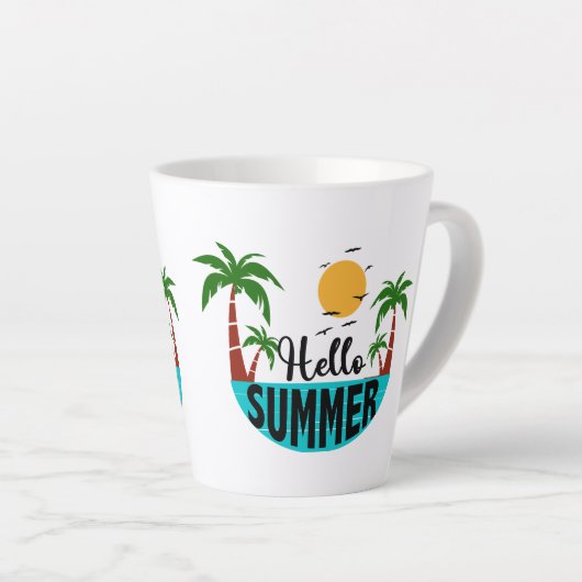 Hallo Sommer Milchtasse (Rechte Ecke)