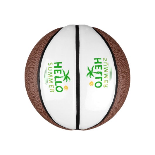Hallo Sommer Mini Basketball (Vertikal)