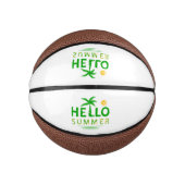 Hallo Sommer Mini Basketball (Vorderseite)