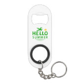 Hallo Sommer Mini Flaschenöffner (Rückseite)