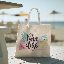 Hallo Sommer mit Flamingo Tropical Tote Tasche