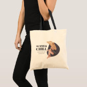 Hallo Sommer mit Typografie Tropical Tote Bag Tragetasche (Vorderseite (Produkt))