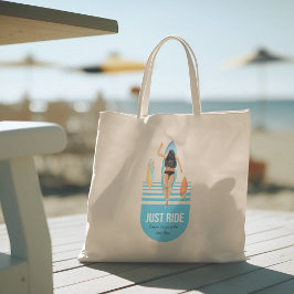 Hallo Sommer mit Typografie Tropical Tote Bag Tragetasche