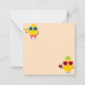 Hallo Sommer Mitteilungskarte (Rückseite)