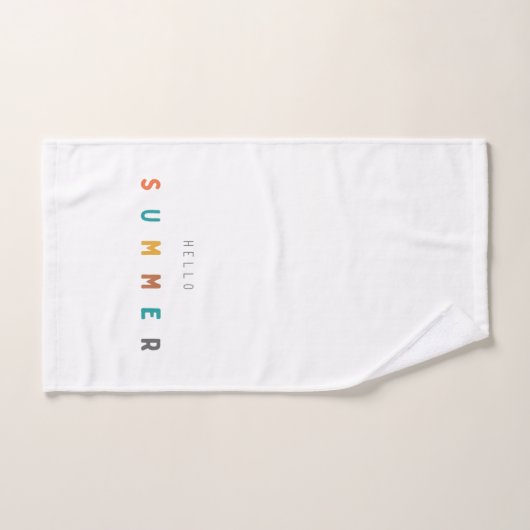 Hallo Sommer moderne Handtuch (Handtuch)