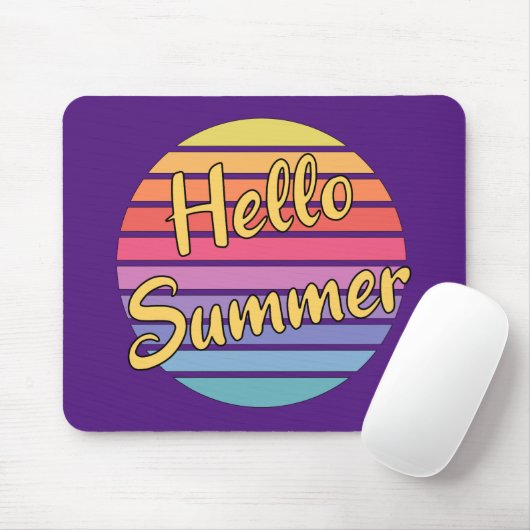 Hallo Sommer Mousepad (Mit Mouse)