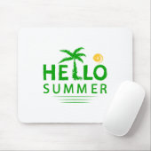 Hallo Sommer Mousepad (Mit Mouse)