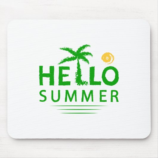 Hallo Sommer Mousepad (Vorne)