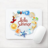 Hallo Sommer Mousepad (Mit Mouse)