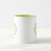 Hallo Sommer - Niedliche Doodle Cats & Lemon Slice Tasse (Zentrum)