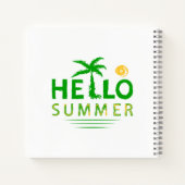 Hallo Sommer Notizblock (Rückseite)