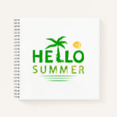 Hallo Sommer Notizblock (Vorderseite)