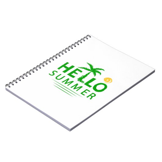 Hallo Sommer Notizblock (Linke Seite)