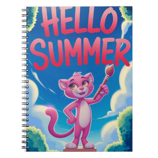 Hallo Sommer Notizblock (Vorderseite)
