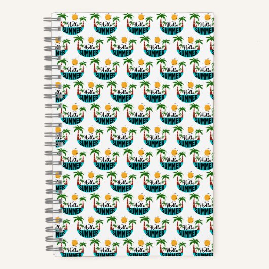 Hallo Sommer Notizblock (Vorderseite)