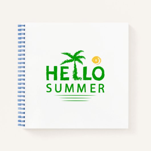 Hallo Sommer Notizblock (Vorderseite)