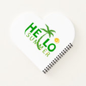 Hallo Sommer Notizblock (Rückseite)