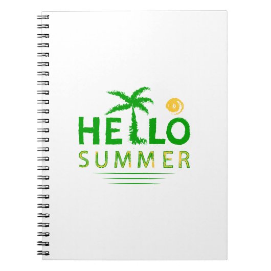 Hallo Sommer Notizblock (Vorderseite)