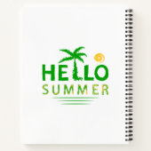 Hallo Sommer Notizblock (Rückseite)