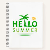 Hallo Sommer Notizblock (Vorderseite)