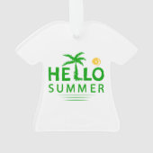Hallo Sommer Ornament (Rückseite)