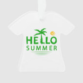 Hallo Sommer Ornament (Vorderseite)