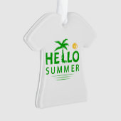 Hallo Sommer Ornament (Vorderseite)