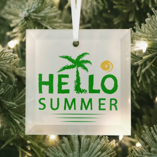 Hallo Sommer Ornament Aus Glas (Insitu)