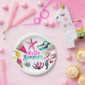 Hallo Sommer Pappteller (Party)