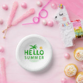 Hallo Sommer Pappteller (Party)