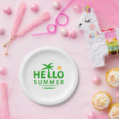 Hallo Sommer Pappteller (Party)
