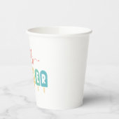 Hallo Sommer Pastel Popsicles Pappbecher (Links)