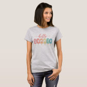 Hallo Sommer Pastel Popsicles T-Shirt (Vorne ganz)
