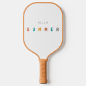 Hallo Sommer Pickleball Paddle modern (Vorderseite)