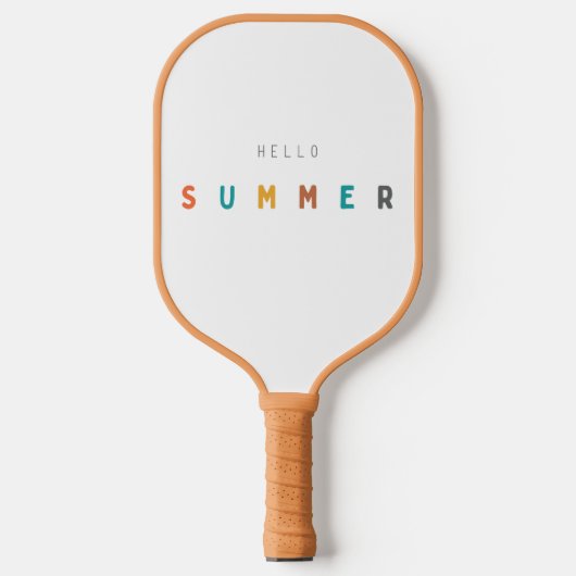 Hallo Sommer Pickleball Paddle modern (Vorderseite)