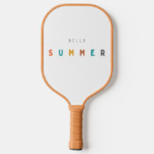 Hallo Sommer Pickleball Paddle modern (Rückseite)