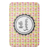 Hallo Sommer Popsicles und Ice Creme Badematte (Vorderseite Vertikal)