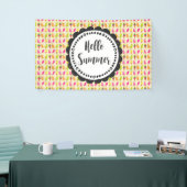 Hallo Sommer Popsicles und Ice Creme Banner (Messeveranstaltung)