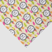 Hallo Sommer Popsicles und Ice Creme Seidenpapier (Ausschnitt)