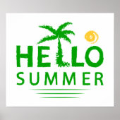 Hallo Sommer Poster (Vorne)