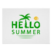 Hallo Sommer Poster (Vorderseite)