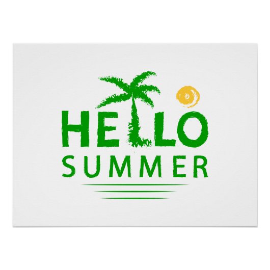 Hallo Sommer Poster (Vorderseite)