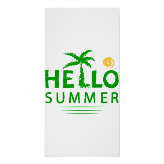 Hallo Sommer Poster (Vorderseite)