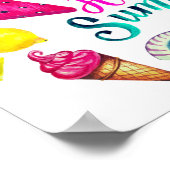 Hallo Sommer Poster (Ecke)
