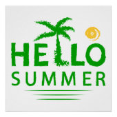 Hallo Sommer Poster (Vorderseite)