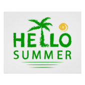 Hallo Sommer Poster (Vorderseite)