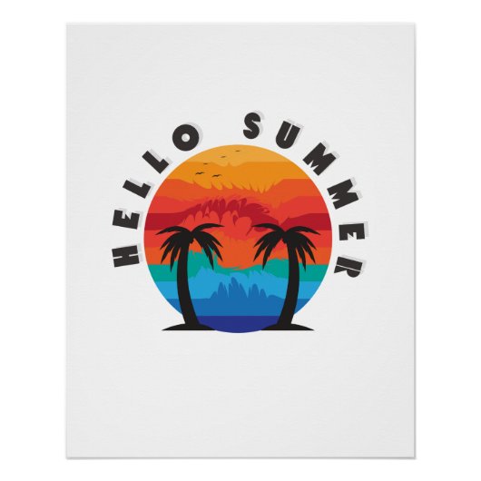 Hallo Sommer Poster (Vorderseite)