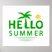 Hallo Sommer Poster (Vorne)